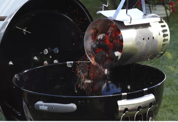 weber مدخنة إشعال الفحم