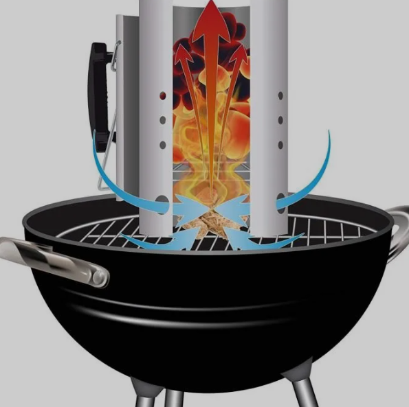 weber مدخنة إشعال الفحم